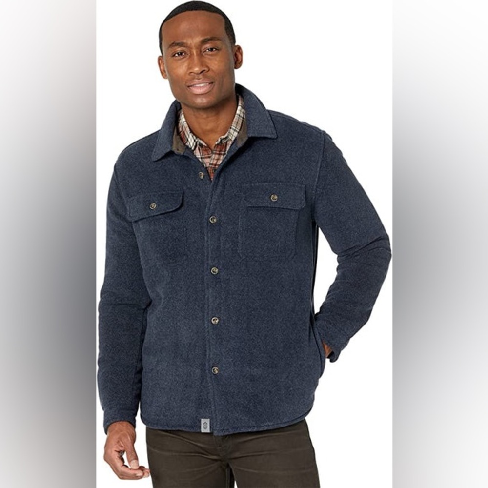 Free Country Men’s Navy Chill Out Fleece Lined Jacket Size XXL Workwear NWT